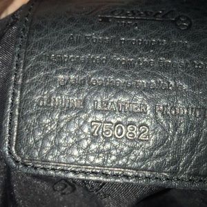 Super Fine Black Leather Fossil Backpack